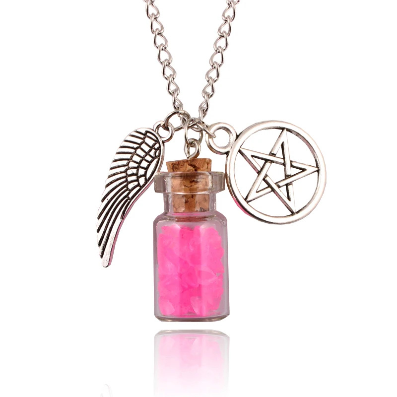 1 шт. цепочка с подвеской в виде крыла ангела|necklace angel|angel wingsnecklace pentagram |