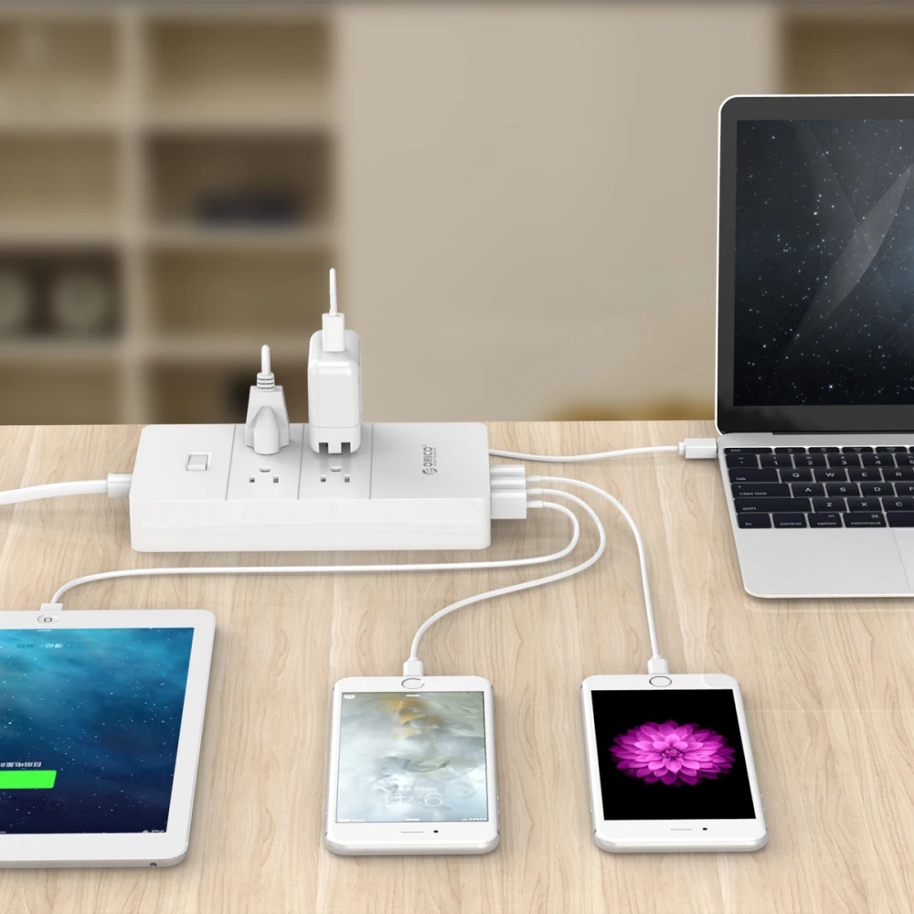 ORICO умная розетка Usb многофункциональная Домашняя электроника защита от