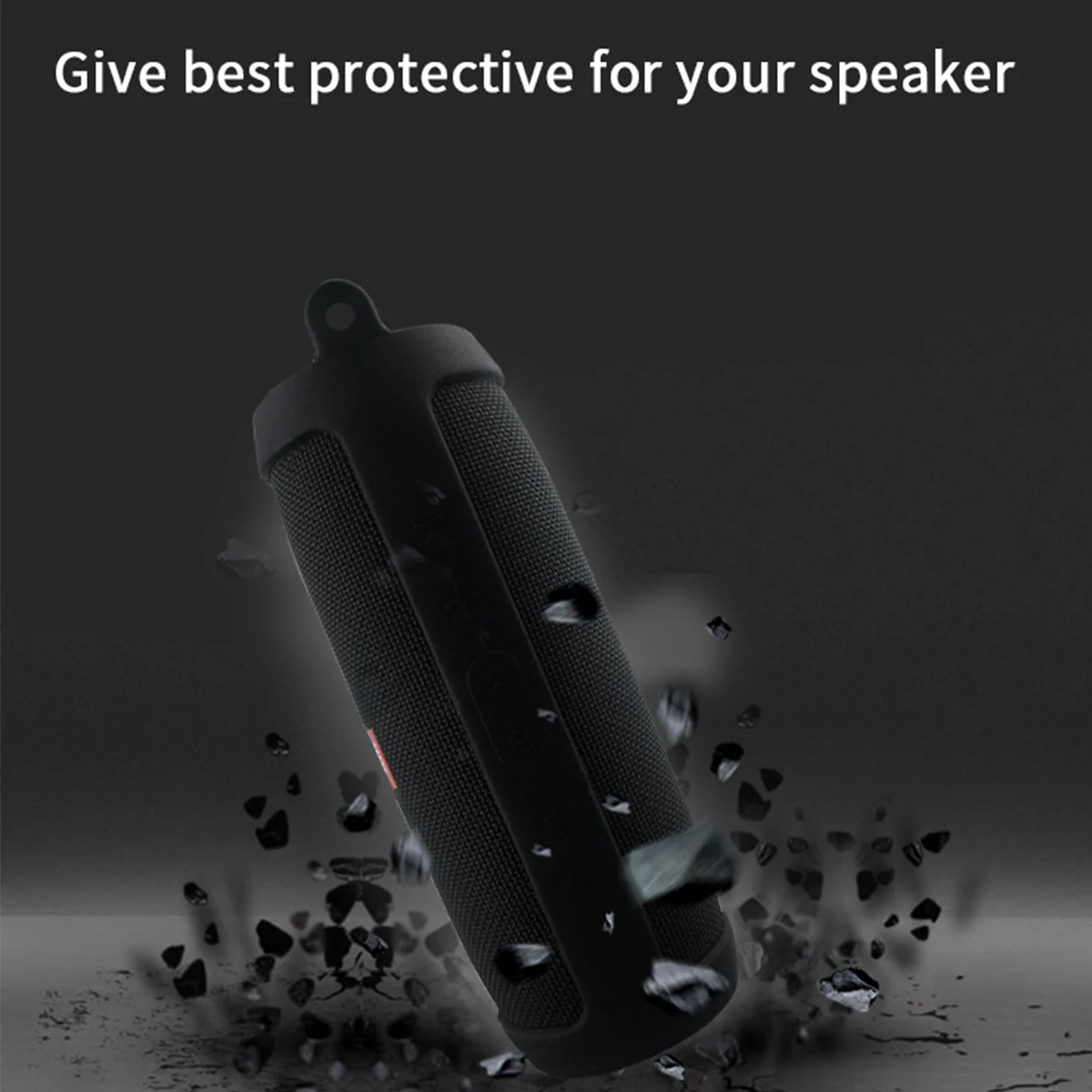 Силиконовый чехол Слинг Чехол для JBL Charge 3 портативный мягкий защитный Charge3 черный