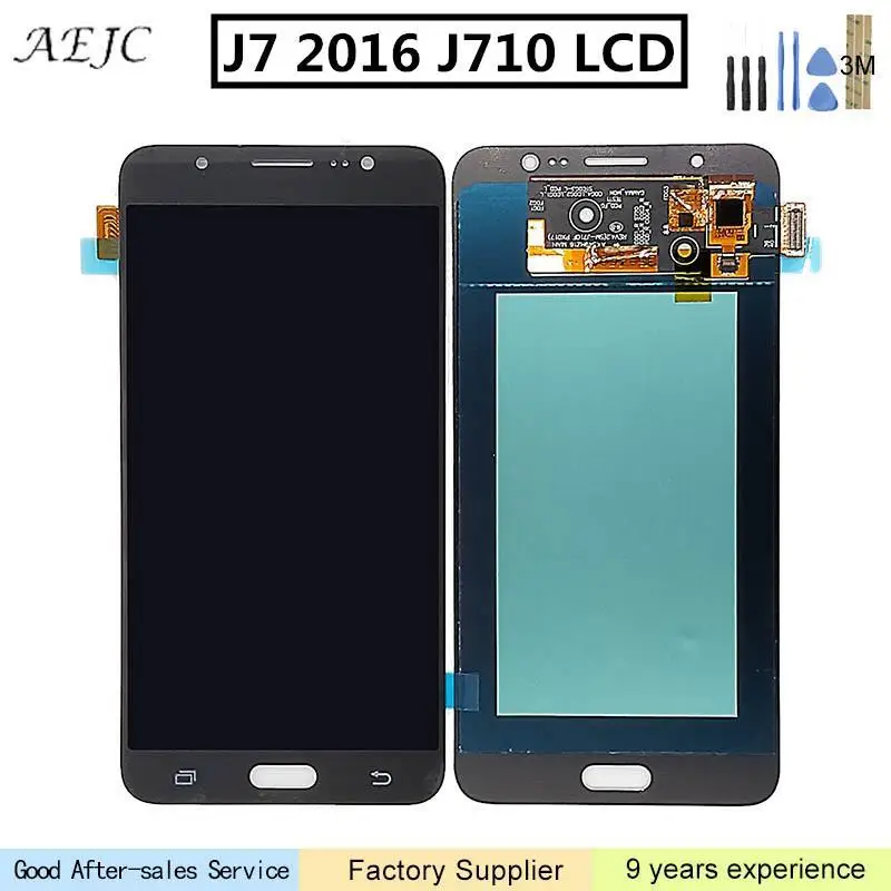 Замена OLED для Samsung J7 2016 J710 J710F J710M J710H J710FN ЖК-дисплей кодирующий преобразователь