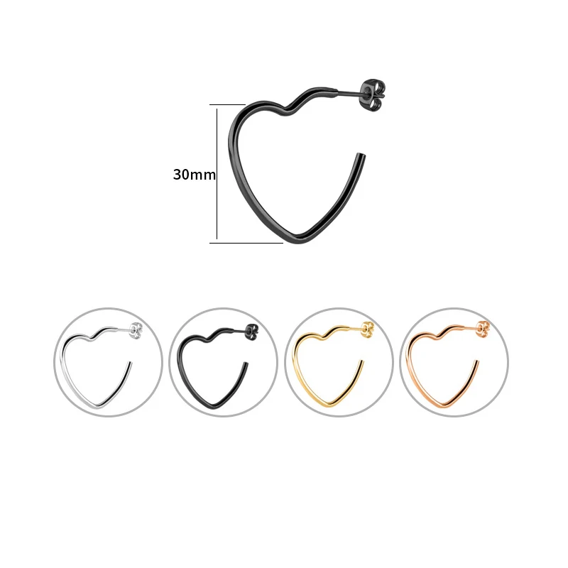 Женские серьги-гвоздики из нержавеющей стали | Украшения и аксессуары