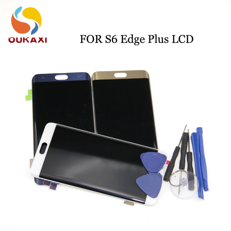 Супер Amoled для Samsung Galaxy S6 Edge Plus G928 G928F ЖК-дисплей сенсорный экран дигитайзер s6 edge LCD |