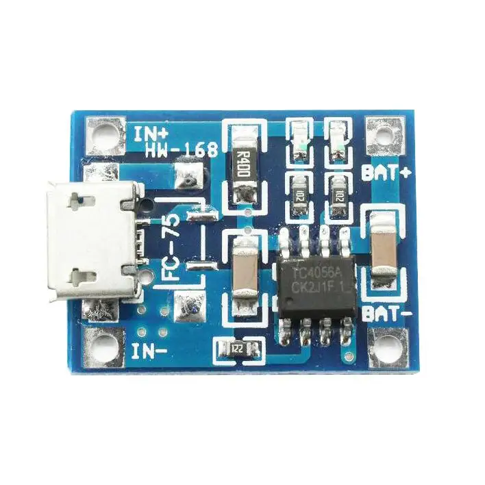 TP4056 5 в TENSTAR ROBOT 1A Micro USB 18650 литиевая батарея зарядная плата модуль зарядного