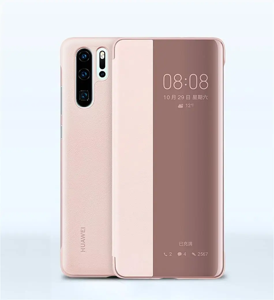 Чехол для HUAWEI P30 Pro,, официальный, умный, защитный чехол для HUAWEI P30, чехол с окошком, флип, кожаный, P30/P30pro, чехол