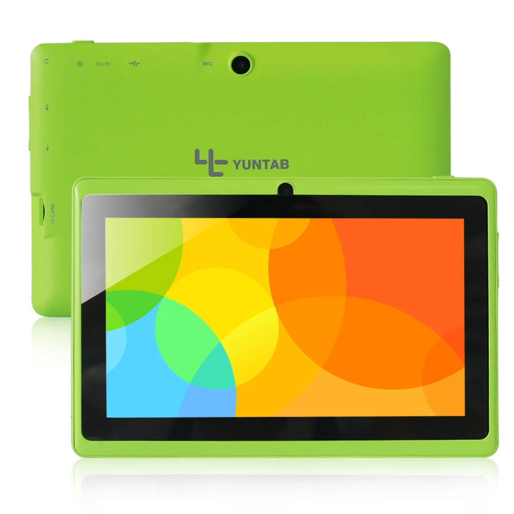 Yuntab 7 &quotдля паншета аllwinner A33 Q88 планшет 4 ядра Android 8 GB Двойная камера с поддержкой OTG