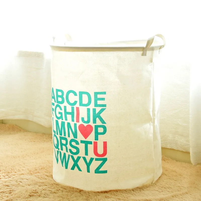 Бытовая корзина для грязной ткани хлопок лен мешок хранения мелочей белья