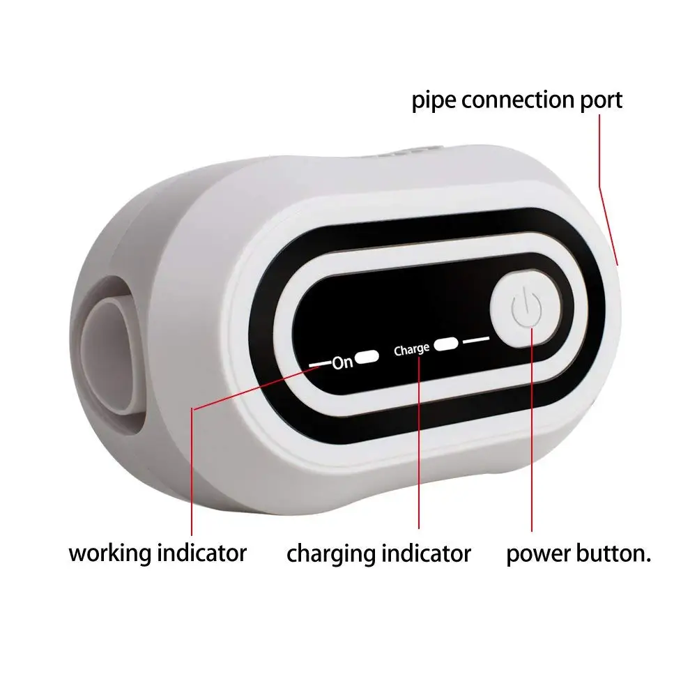 Перезаряжаемый Аккумуляторный стерилизатор сипап APAP Авто CPAP BPAP дезинфектор 2200mAh