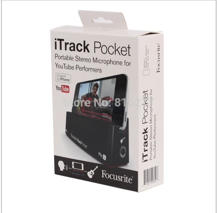 Focusrite iTrack карманный портативный гитарный аудио интерфейс звуковая карта в