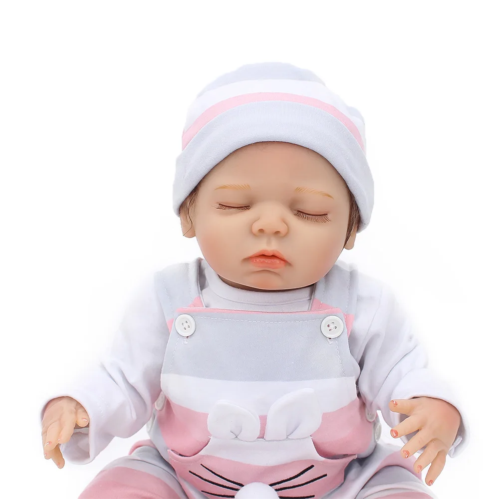 

45CM Reborn Baby Dolls silicone Babies Doll So Truly 18inch Doll For Toddler bebe Toy Gifts adorable bebe dolls hot sale toys