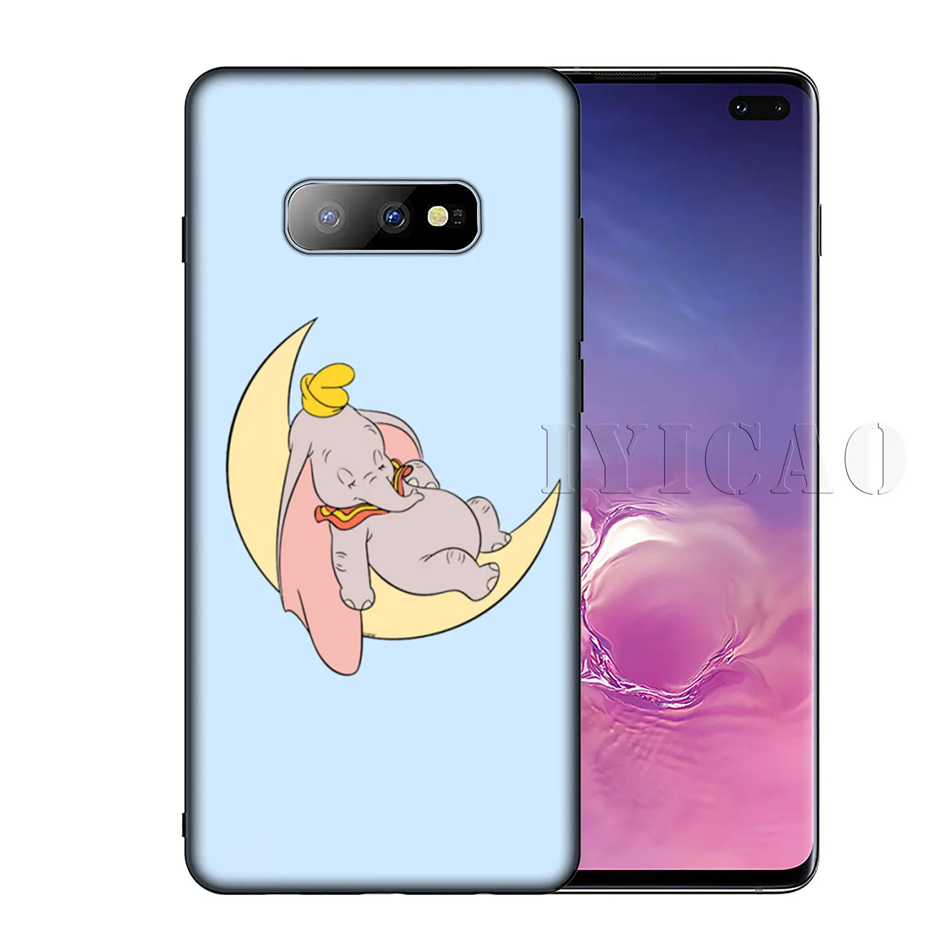 IYICAO Dumbo Слон Мягкий силиконовый чехол для телефона Samsung Galaxy S20 Ultra S10 Lite S9 S8 Plus S6 S7 Edge