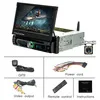 With 12 LED Camera Hikity Авторадио автомобильный MP5 плеер 7 дюймов HD сенсорный экран AM FM радио Bluetooth TF USB зеркальная связь функция авто мультимедийный плеер - Цвет: With 12 LED Camera