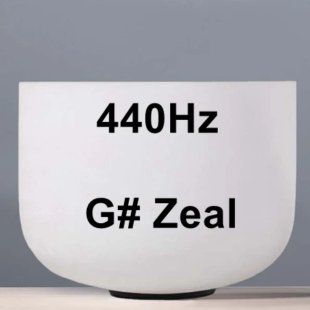 CVNC " Note C#/D#/F#/G#/A# чакра Матовый Кварцевый Поющая чаша - Цвет: 440 G Zeal Chakra