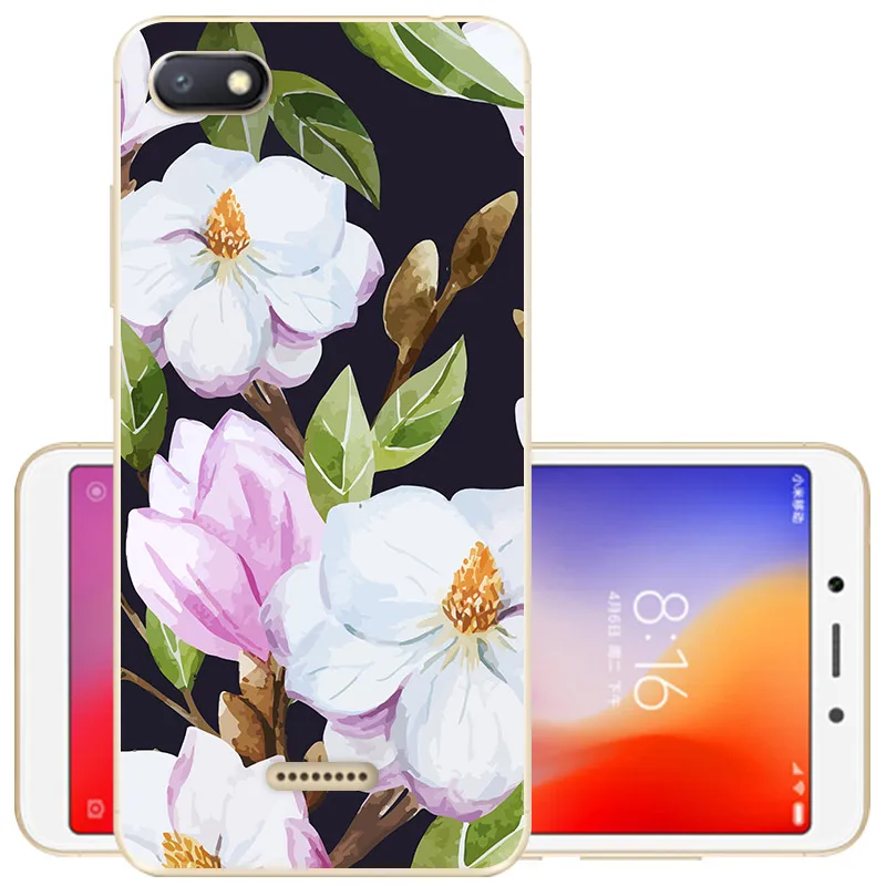 Чехол для Xiaomi Redmi 6A мягкий силиконовый чехол сумка | Мобильные телефоны и