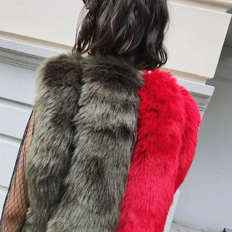 2017 На зимнем меху жилет Для женщин Лоскутная Цвета цвет красного вина темно серый