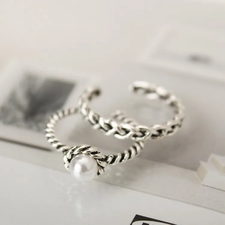 Knock 2 шт./компл. винтажные серебряные витые плетеные вставки из искусственного