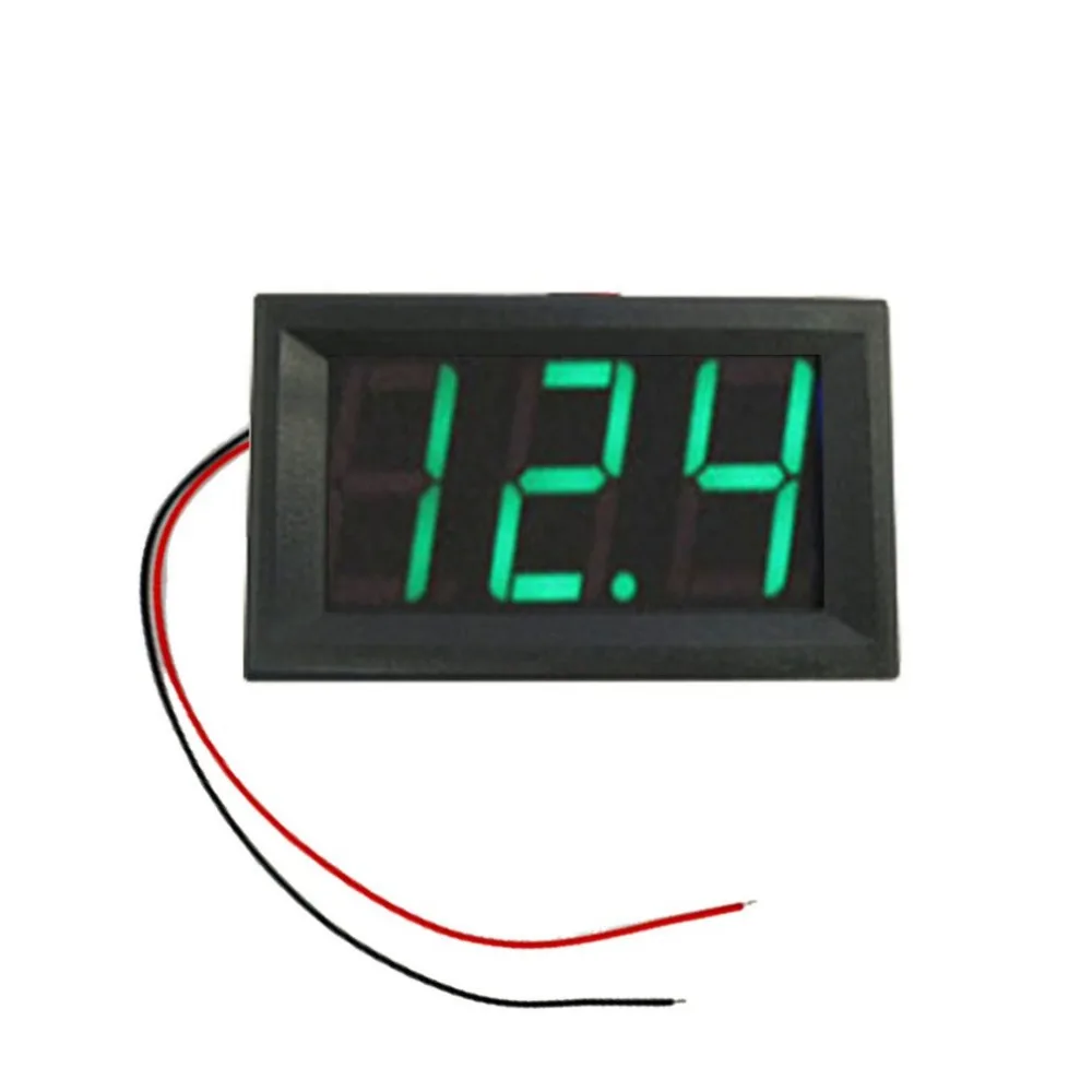 DC4.5V-30.0V 0.56in 2 провода светодиодный цифровой дисплей Вольтметр Электрический измеритель напряжения вольт тестер для авто батареи автомобиля мотоцикла
