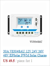 Tracer 10 20 30 40 50 60 80 100 A Ампер солнечные батареи 12 24 36 48 В Tracer MPPT солнечная панель зарядное устройство PV Панель