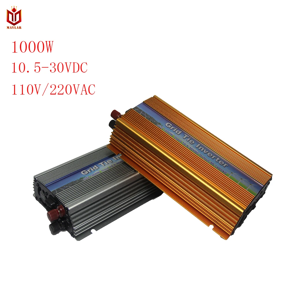 MAYLAR @ 10 5 30VDC 1000W солнечный Grid Tie инвертор с MPPT PV на сетке выход 90 260V.50hz/60hz|tie inverter|grid tie