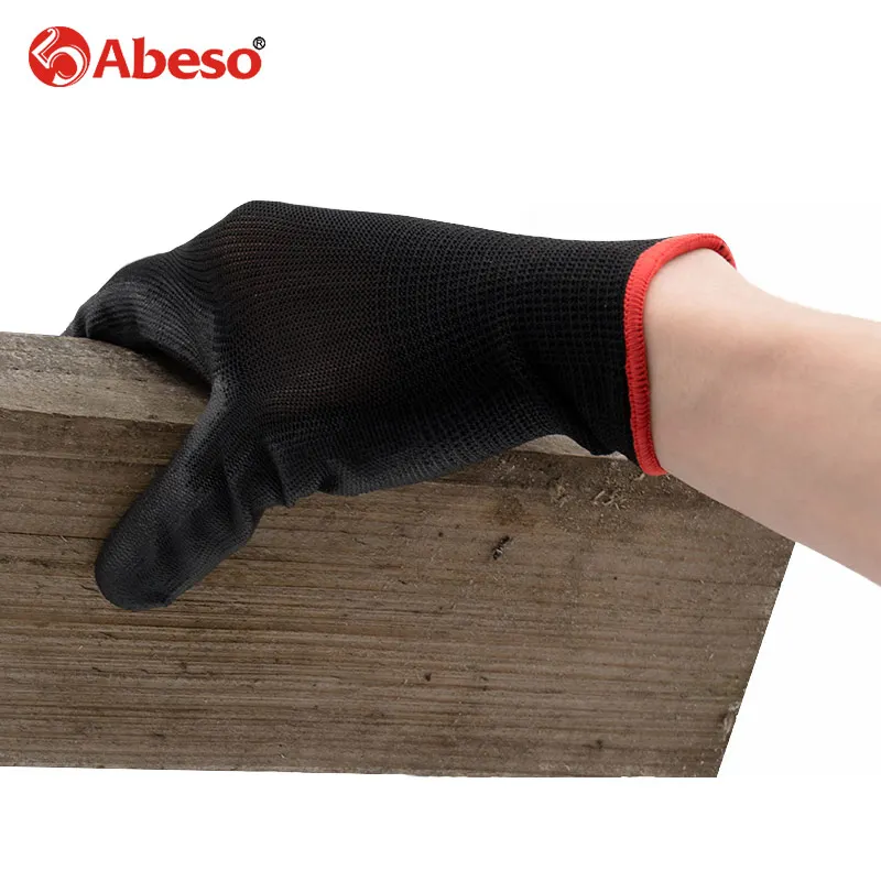 1 пара рабочих перчаток безопасности PU ладони водонепроницаемые маслостойкие