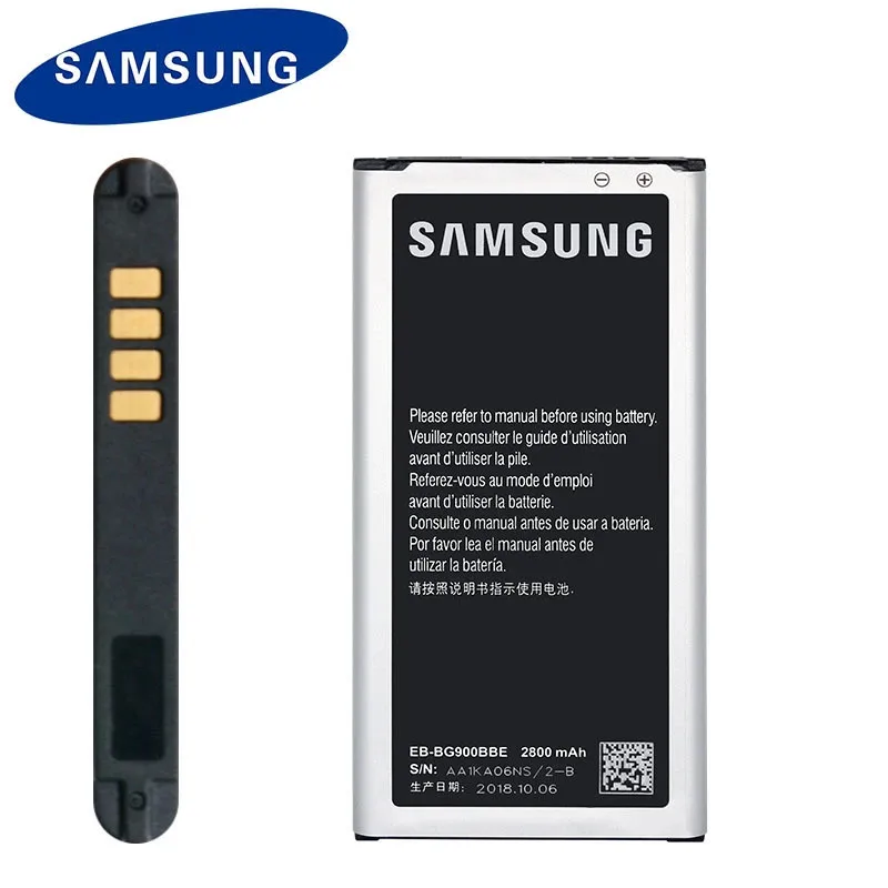 Оригинальный аккумулятор Samsung для Galaxy note 4 NFC S5 BG900 EB BN910BBE/ BN916BBE/EB BG900BBE/EB BG800BBE mini