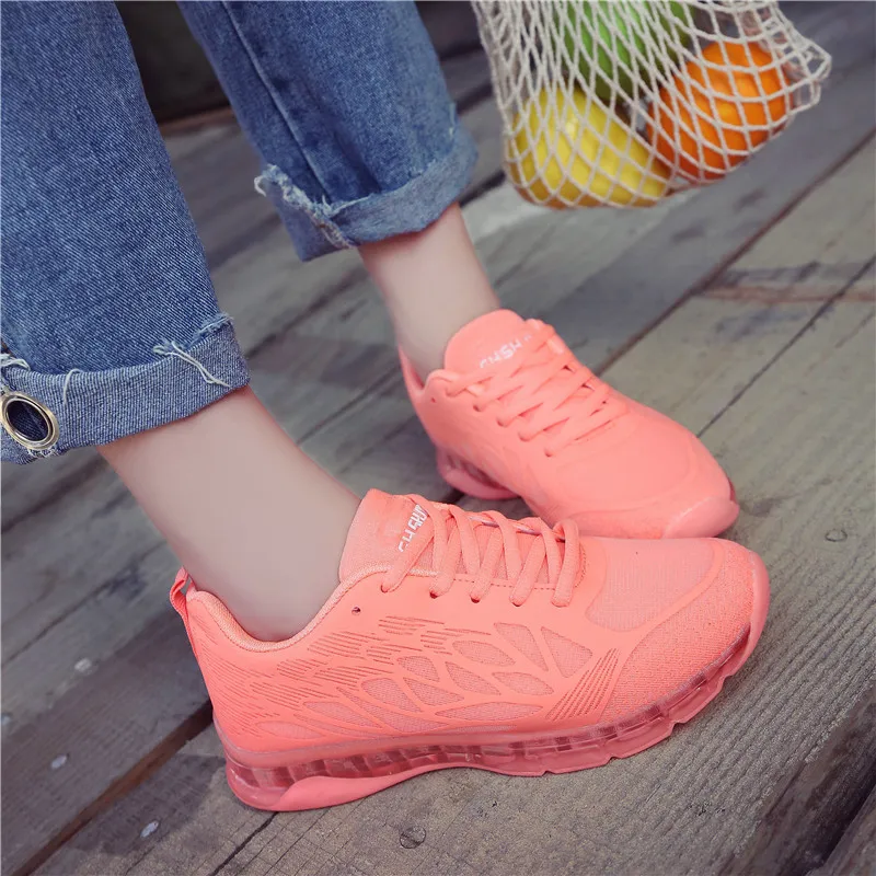 Sycatree 2019 Spring summer Women Running Shoes Girls Air Cushion Flywire Breathable Outdoor Training Jogging High Quality | Спорт и