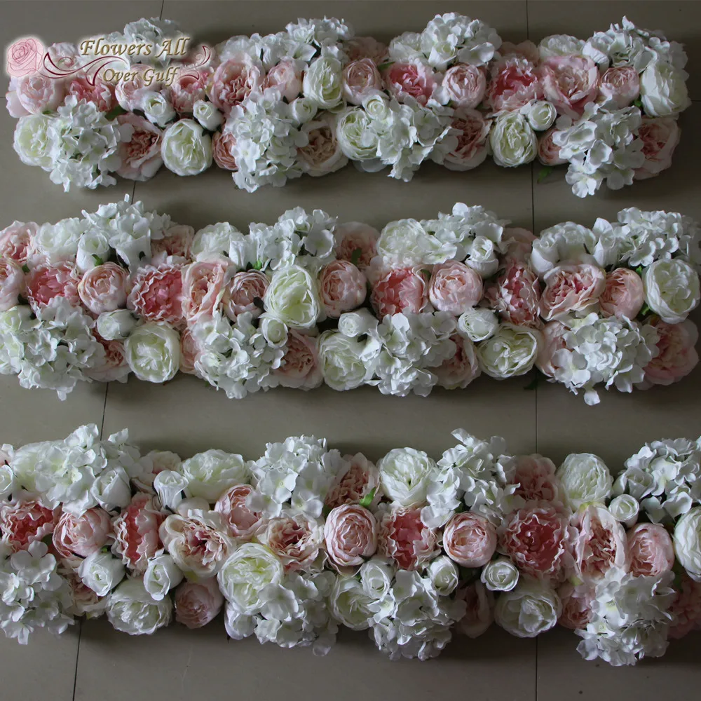 flowers all over gulf artificial arch flower row silk David Austin rose European Peony for road lead 10pcs/lot | Дом и сад