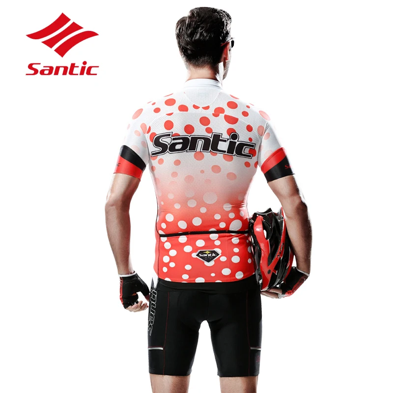 Santic Велоспорт Джерси Для мужчин MTB дорожный Спорт на открытом воздухе велосипед