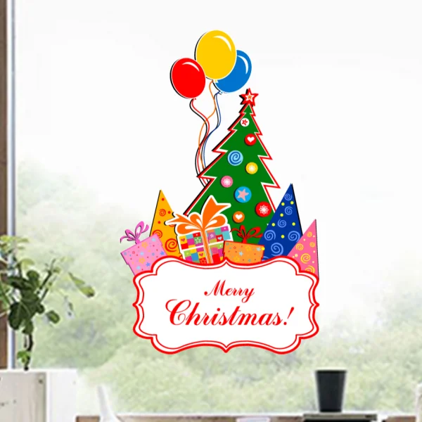 Счастливого Рождества воздушный шар Рождественская елка индивидуальная