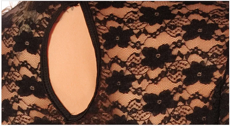 10 шт./партия Дамское кружевное платье с длинными рукавами в форме талии для