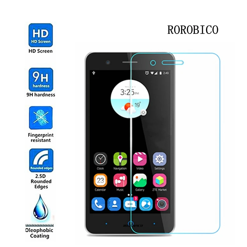 Закаленное стекло ROROBICO для ZTE Blade A512 A452 A601 BA601 A510 BA510 A910 BA910 L4 A460 520 A520 AB520 L5 PLUS защита