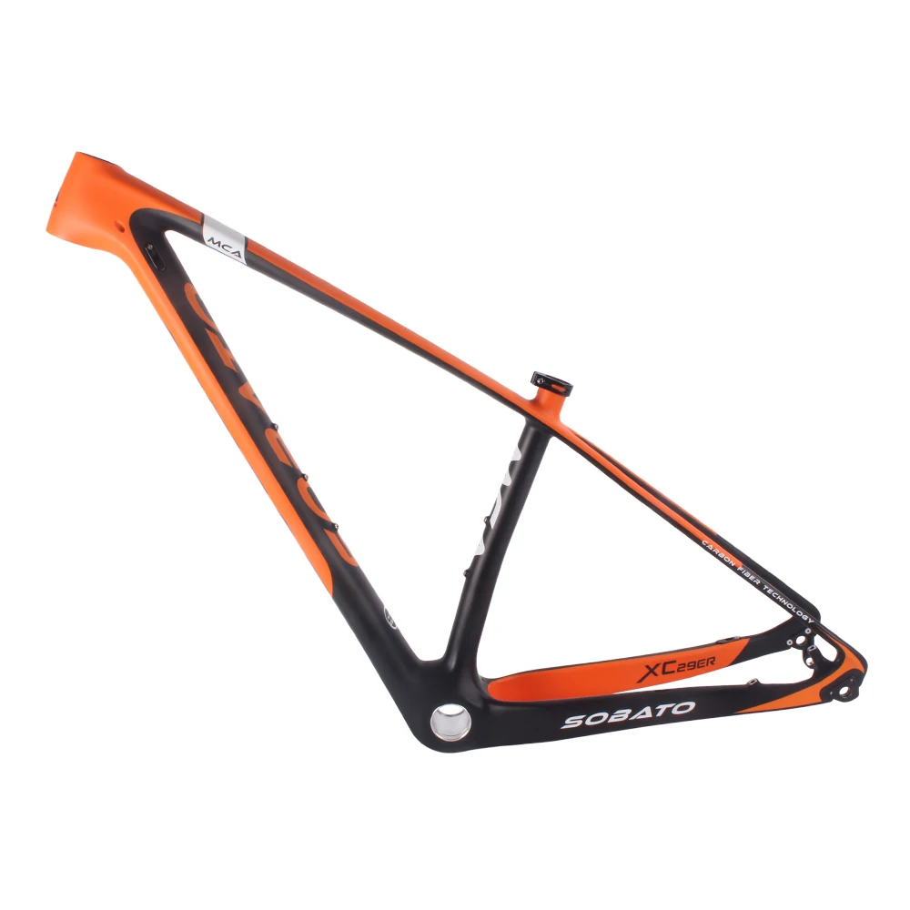 17 &quotMTB карбоновая рама дисковый тормоз 29er для горного велосипеда Бесплатная