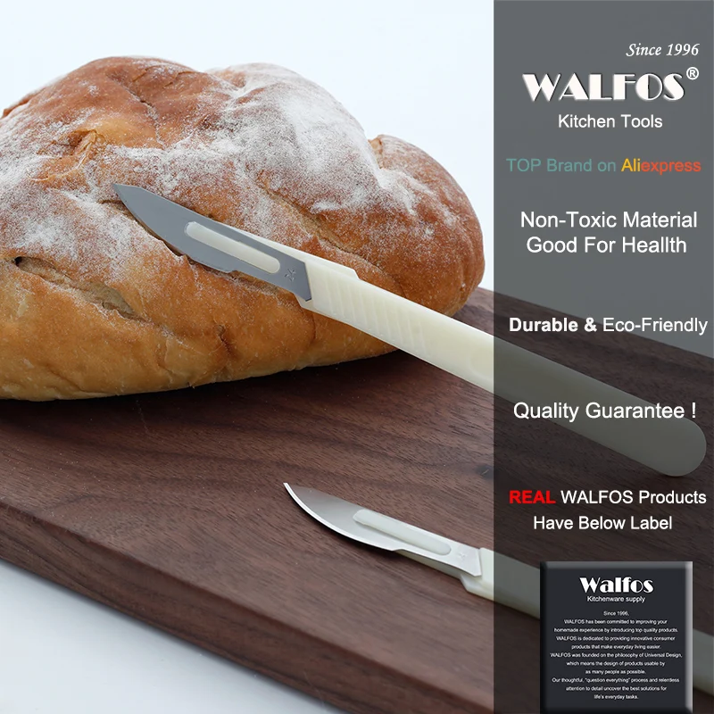 Нож для хлеба WALFOS в западном стиле изогнутый дугой Европейский нож нарезки