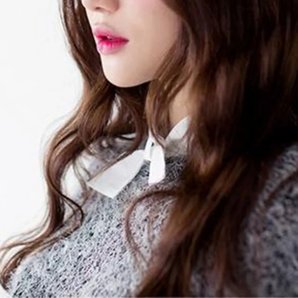 Женские Однотонная одежда с рисунком бабочки лацканами колье-чокер рубашка