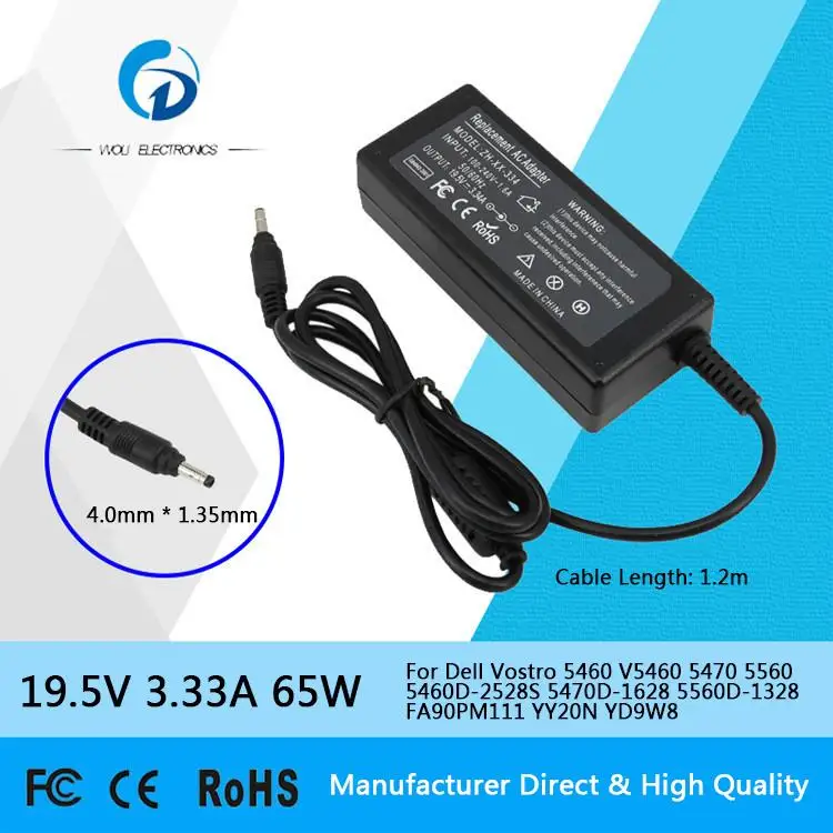 Зарядное устройство для ноутбука Dell Vostro 19 5 V5460 5460 5470 5460D 2528S 5470D 1628 5560D 1328 FA90PM111|laptop