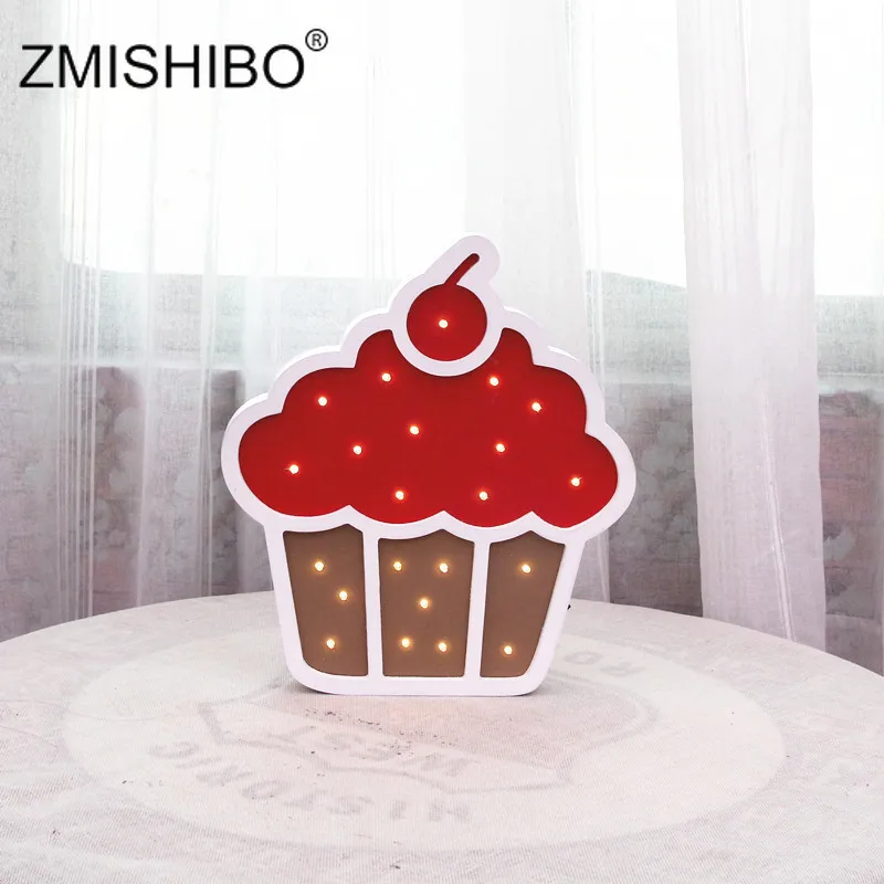 ZMISHIBO притягательный Ночной светильник в стиле девушки замок торт автомобиль