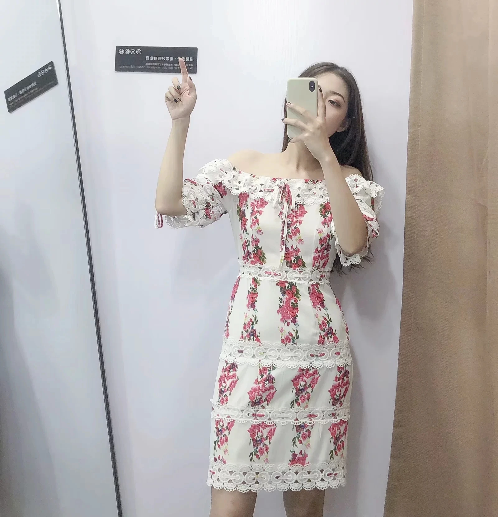 Женское винтажное платье с оборками и цветочным принтом сексуальное кружевное