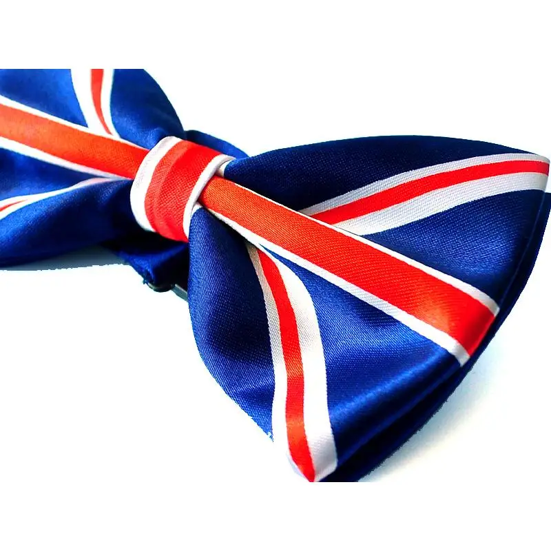 Мужской галстук бабочка модный с британским флагом мужские галстуки для