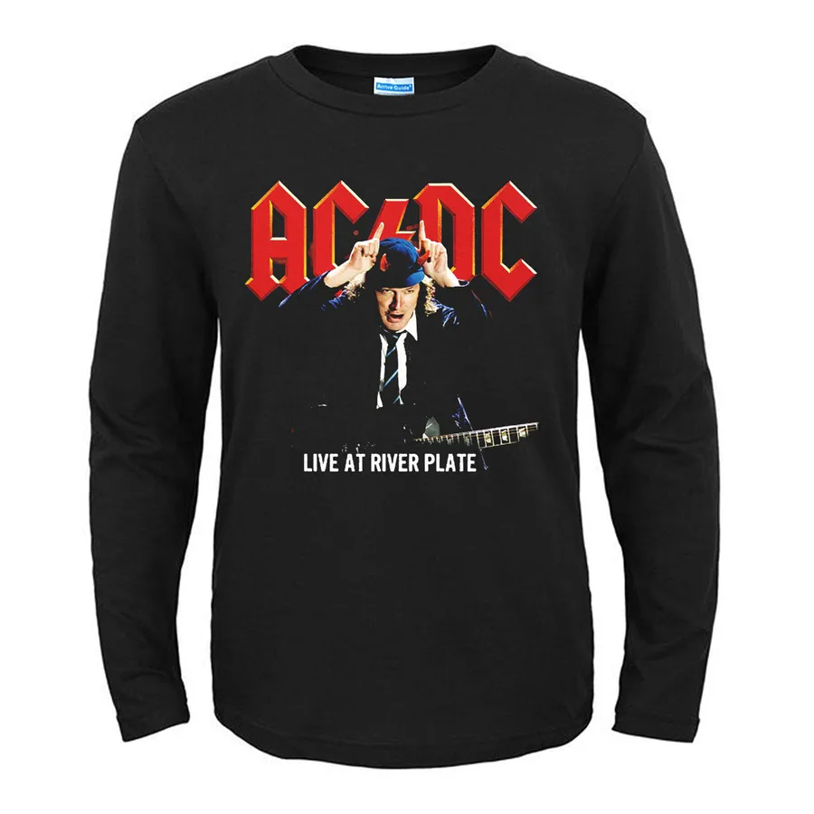 2 9 дизайнов винтажная ACDC AC/DC рок брендовая гитара Мужская и женская рубашка с длинными рукавами хэви-метал, панк стиль Фитнес тяжелый рок рокер - Цвет: 2
