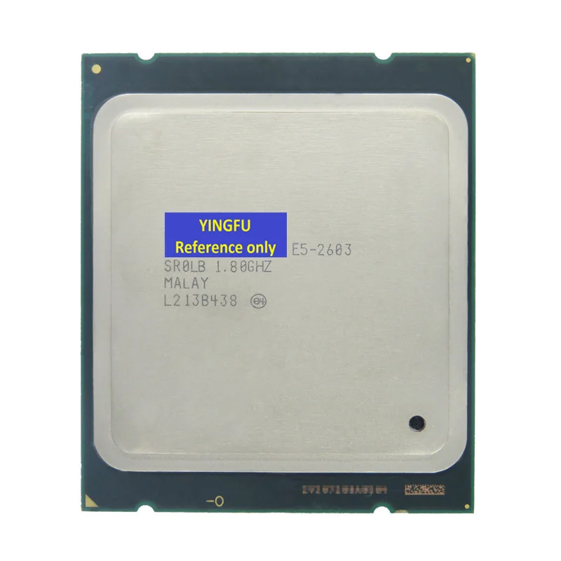 Процессор E5-2603 SR0LB LGA2011 процессор 1 80 GHz 4-Core 10 МБ Кэш Вт E5 2603 e5-2603 испытаны 100% рабочий