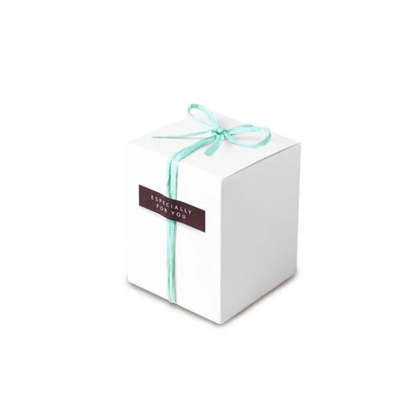 

100pcs 10*10*10cm Solid Color Handmade Macarons Cookies Packaging Box Pastry Christmas Party Favor Gift Free Shipping