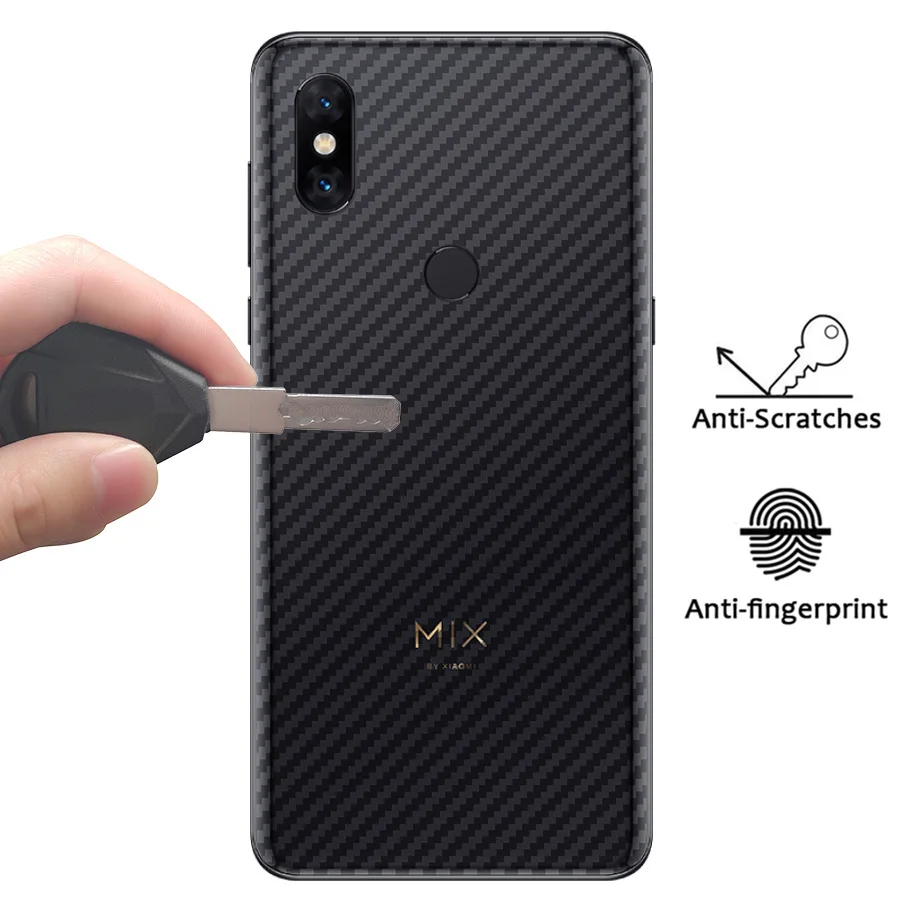 WOLFPSYCH мягкая задняя крышка протектор экрана для Xiaomi Mi Mix 2 S 3 Max 3D углеродного