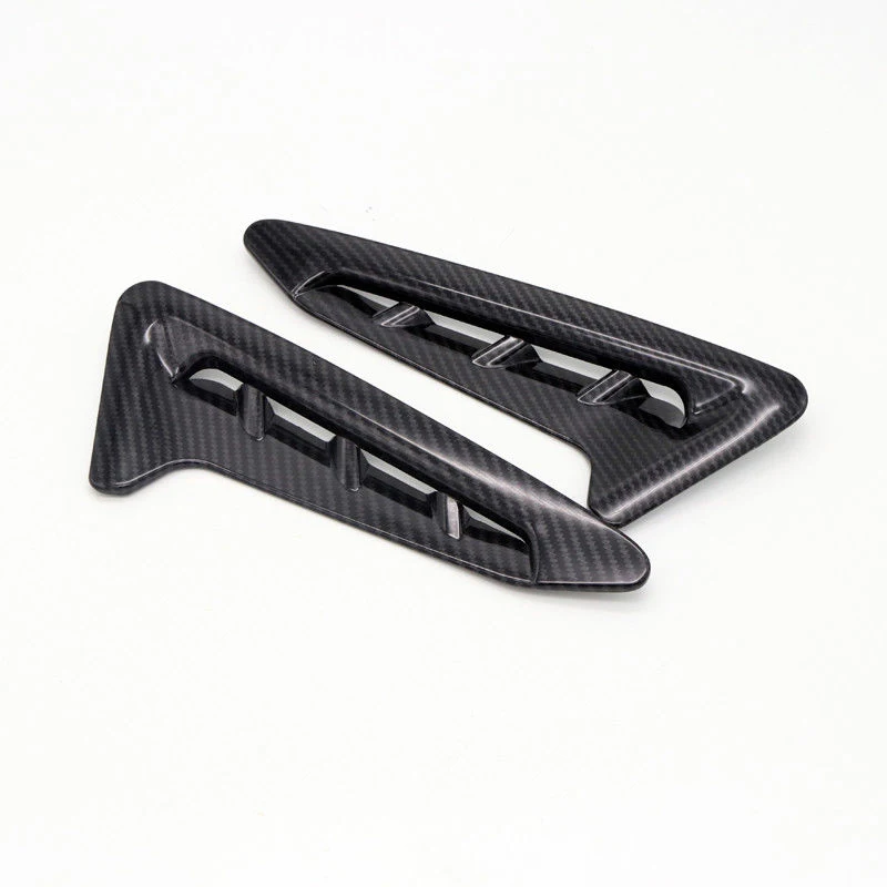 2шт. Углеродное волокно передняя дверь боковое крыло вентиляционное отверстие
