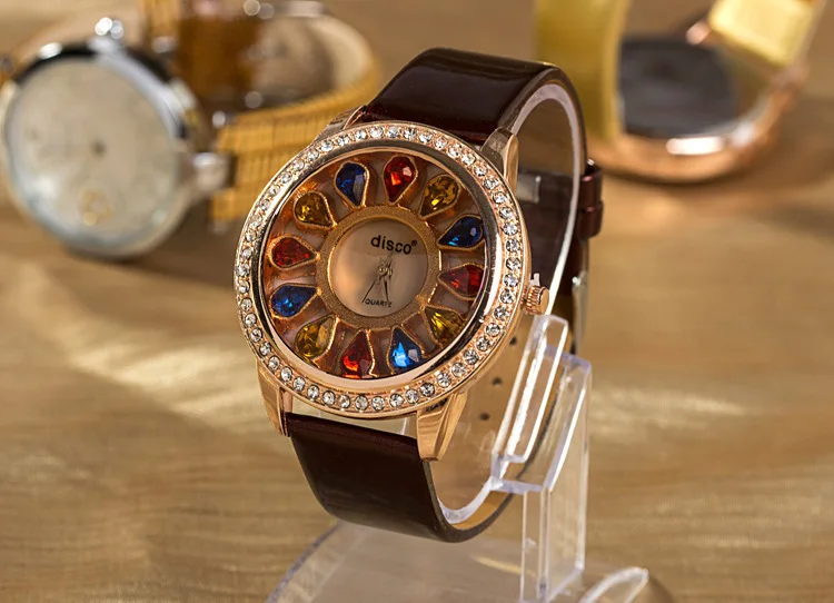 Женщины в алмаз gem кожа часы|watch surveillance|watches golfwatch klein |
