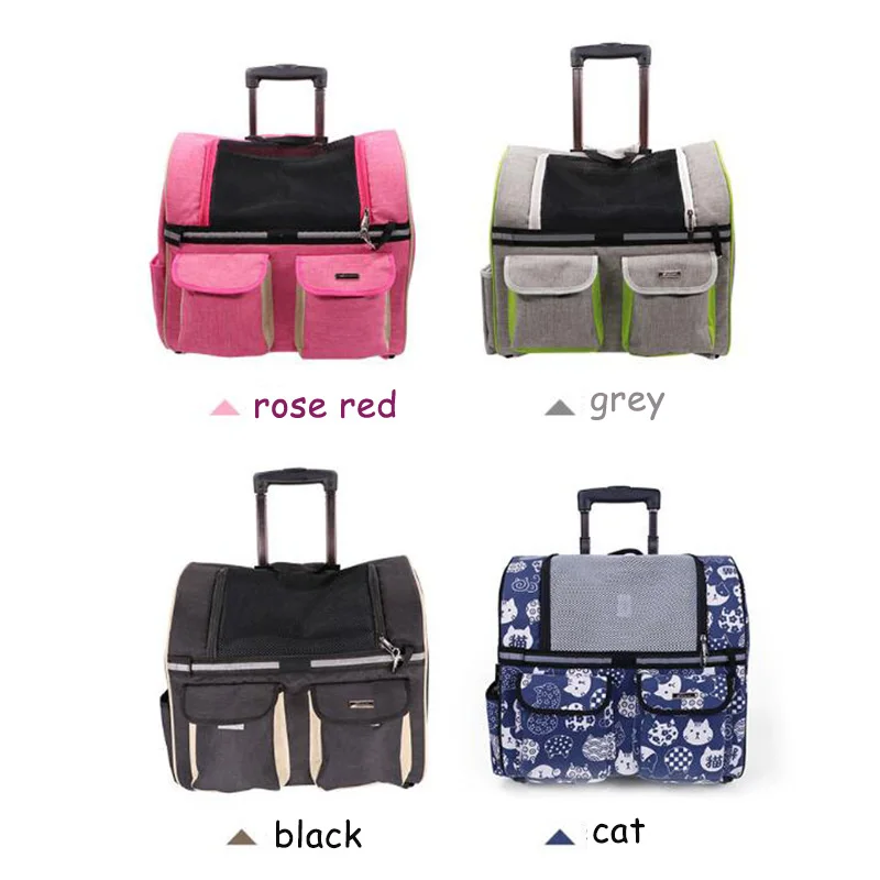 Дышащая сумка для домашних животных многофункциональная тележка собак доступно