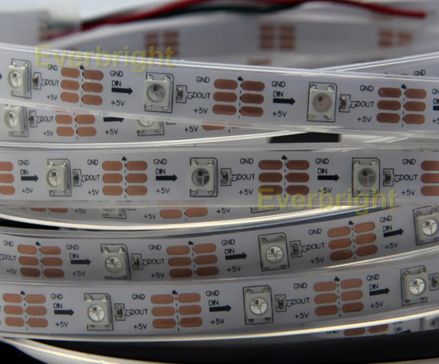 

5 30 ./ 150 SMD 5050 RGB WS2812B WS2812 IC ; , , PCB IP67 DC5V