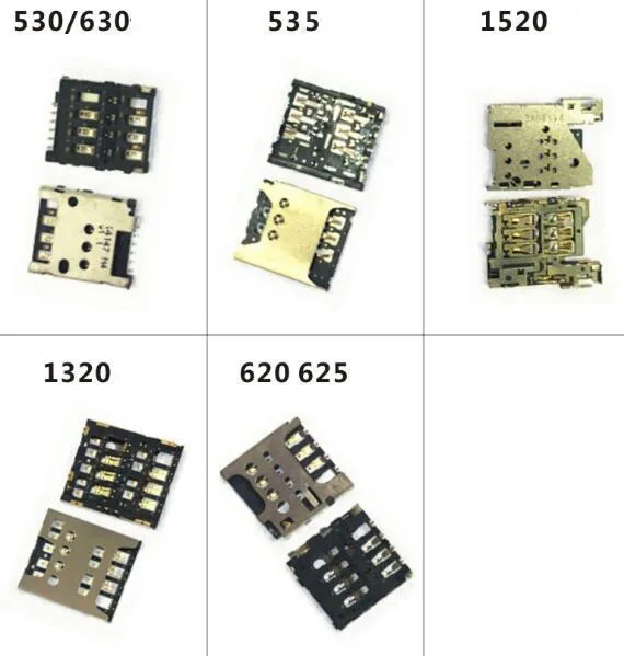 Гнездо для SIM карты держатель слота лоток замены Nokia lumia 1320 620 625 530 630 535 1520|Шлейфы