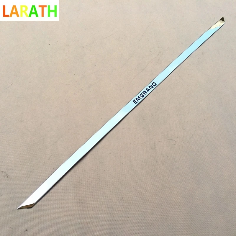 Для Emgrand 7 EC7 EC715 EC718 2014 2015 2016 Наклейка на заднюю дверь из нержавеющей стали наклейка