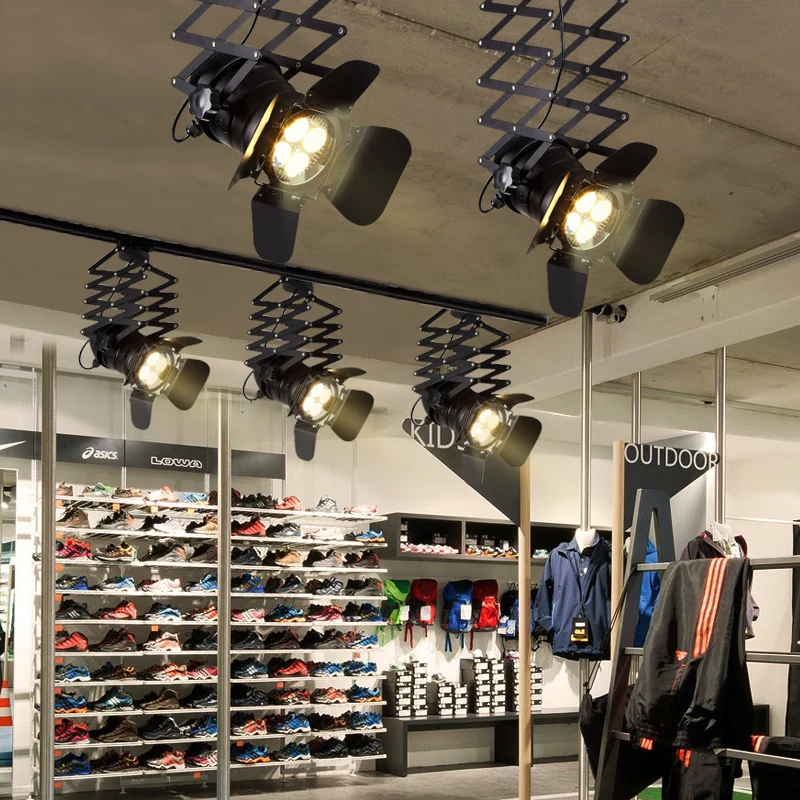 Американский винтажный Светодиодный точечный светильник в пленочном стиле