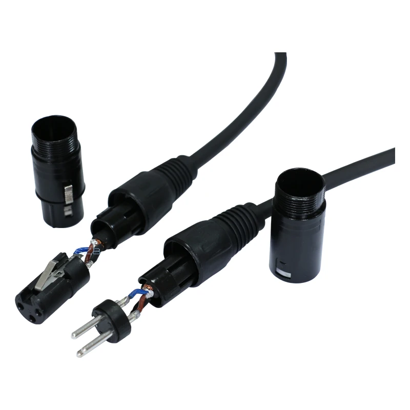 Кабель DMX 28 шт./лот 1 5 м футов 3-контактный сигнал XLR соединительный кабель для