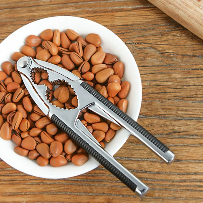 Nutcracker Zinc Alloy Kitchen Tools Practical Supplies Nuts Clip Walnut Cracker Multifunction Accessories Gadget | Дом и сад